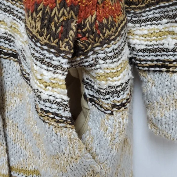 Free People Painted Desert Sweater Coat/Neutral - Picture 8 of 16